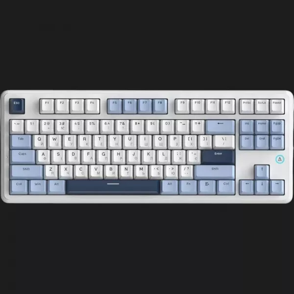 Клавіатура Ajazz AK870 V2 Flying Fish Switches (White) (UA)