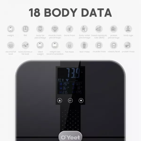 Ваги OYEET (Dark Grey) (BS-OY02)