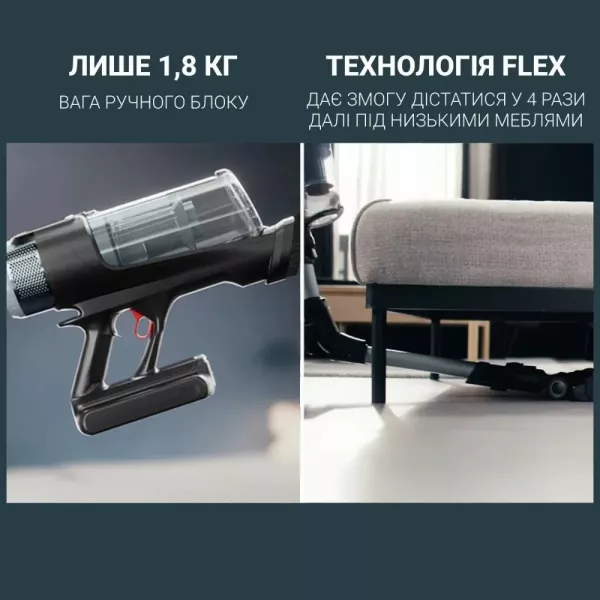 Акумуляторний пилосос Rowenta X-Force Flex 16.60 Animal (RH9C71E0)