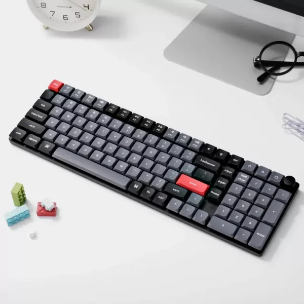 Ігрова клавіатура Keychron K17 Pro 103 Key White Led Gateron MX 2.0 Brown (Black) (K17P-A3-UA)