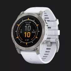 Garmin Epix Pro (Gen 2) Sapphire 47mm Titanium with Whitestone Band