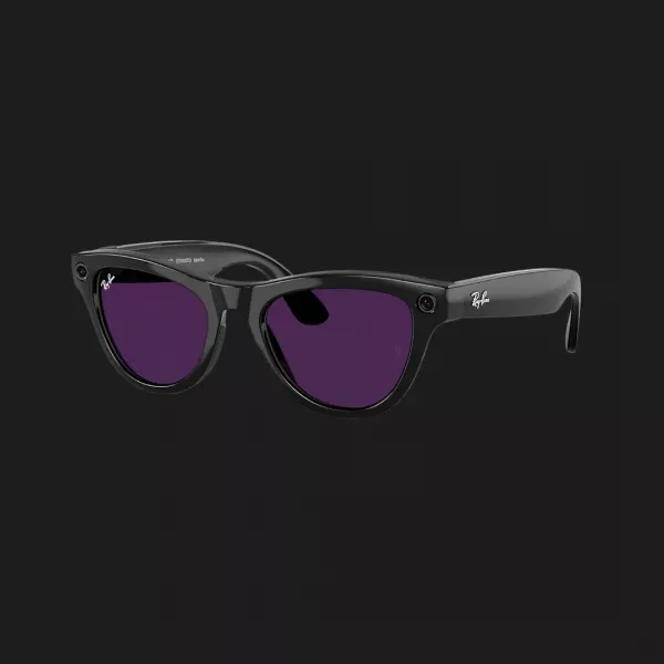 Смарт-окуляри Ray-Ban Meta Skyler Shiny Black/Amethyst Transitions (RW4010 601/CH 52-20) (M)