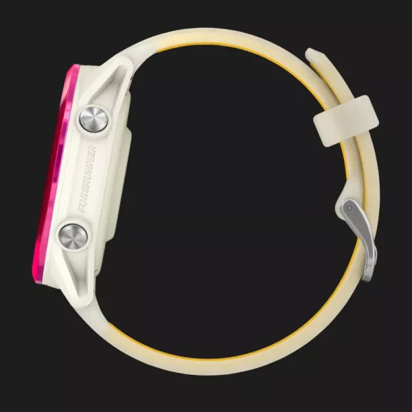 Garmin Forerunner 570 42mm Raspberry Aluminum with Translucent Bone/Mango Band