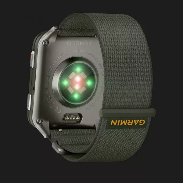 Garmin Venu X1 Moss with Titanium Caseback and Moss ComfortFit Nylon Band (010-02980-01/03)