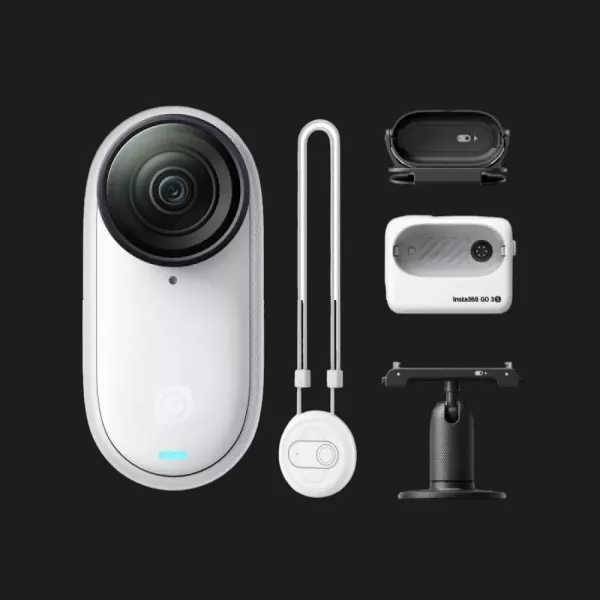 Екшн-камера Insta360 GO 3S 4K Standard Bundle 128GB (Arctic White)