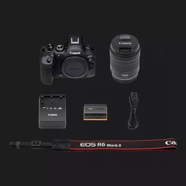 Цифровий фотоапарат Canon EOS R6 Mark II kit 24-105mm IS STM (5666C030) (Standard)