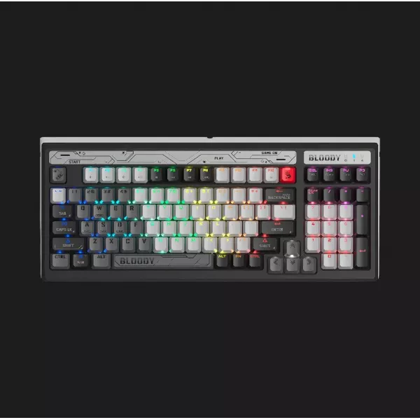 Клавіатура ігрова Bloody B950 RGB (Warrior Gray) (UA)
