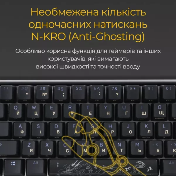 Клавіатура ігрова Ducky One 3 Mini Cherry MX Speed silver RGB (Black) (UA)
